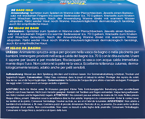 Geschenkset Kinder Badezusatz Bade Iglu Otter 4tlg Tinti