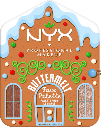 Blush Palette Buttermelt 01 Light Medium NYX PROFESSIONAL MAKEUP