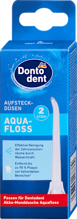 Aufsteckdüsen für Aquafloss Munddusche Dontodent
