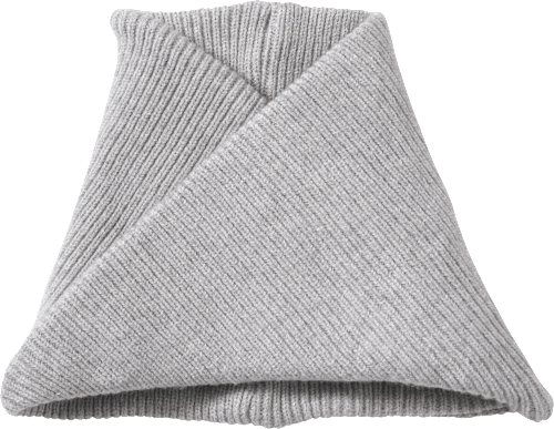 Loop Schal mit Viskose, grau PUSBLU