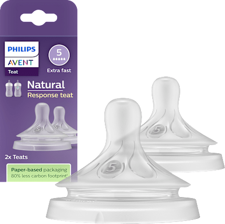 Trinksauger Natural Response Silikon, Durchflussrate 5 PHILIPS AVENT