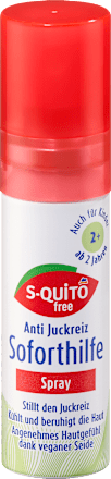 Insektenschutzspray Soforthilfe Anti Juckreiz S-QUiTO free