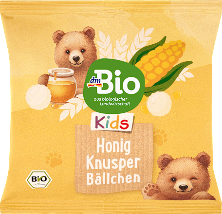 Био снакс с мед и хрупкави топчета, +3 години dmBio