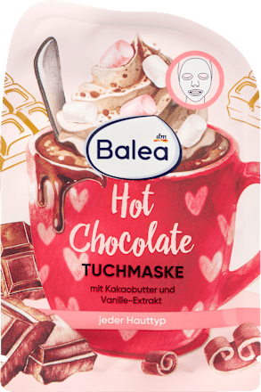 Tuchmaske Heiße Schokolade Balea