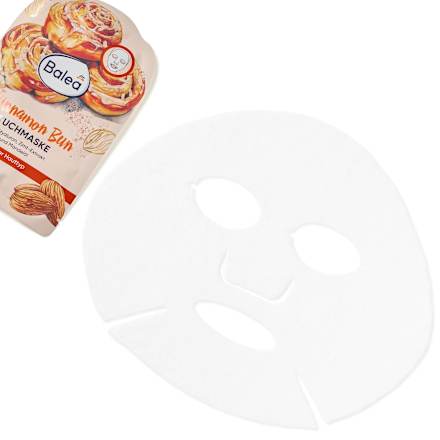 textilní pleťová maska Cinnamon Bun Balea