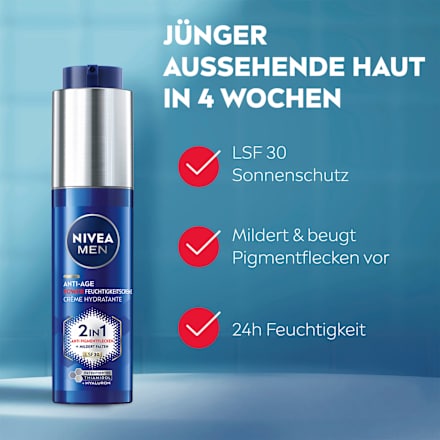 Anti Age Feuchtigkeitscreme Power LSF 30 NIVEA MEN