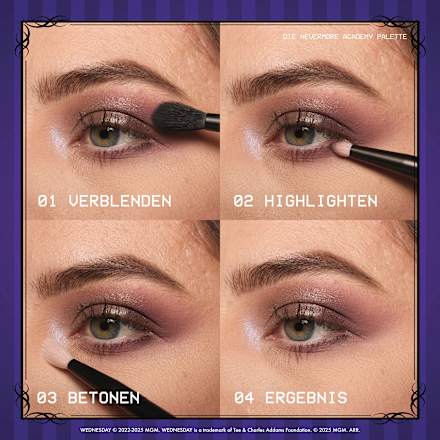 Lidschattenpalette Wednesday The Nevermore Academy NYX PROFESSIONAL MAKEUP