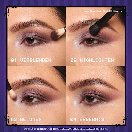 Lidschattenpalette Wednesday The Nevermore Academy NYX PROFESSIONAL MAKEUP