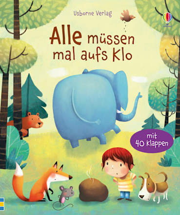 Kinderbuch Alle müssen mal aufs Klo Usborne