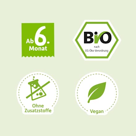 Früchte Apfel, Erdbeere & Blaubeere, ab dem 6. Monat Freche Freunde