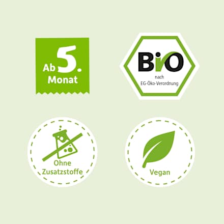 Früchte Birne, Banane & Karotte, ab dem 5. Monat Freche Freunde