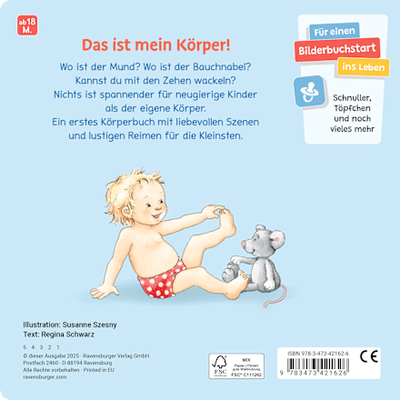 Kinderbuch Mein erstes Körperbuch Ravensburger