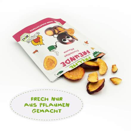 Kindersnack Fruchtchips Pflaume, ab 3 Jahren Freche Freunde