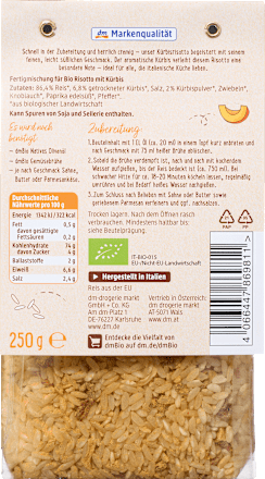 Risotto mit Kürbis dmBio