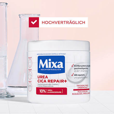 Pflegecreme 10% Urea Cica Repair Mixa