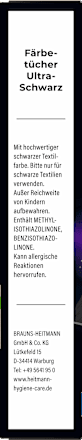 Färbetücher Ultra Schwarz 2in1 Heitmann
