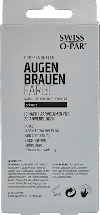 Augenbrauenfarbe schwarz Swiss-o-Par
