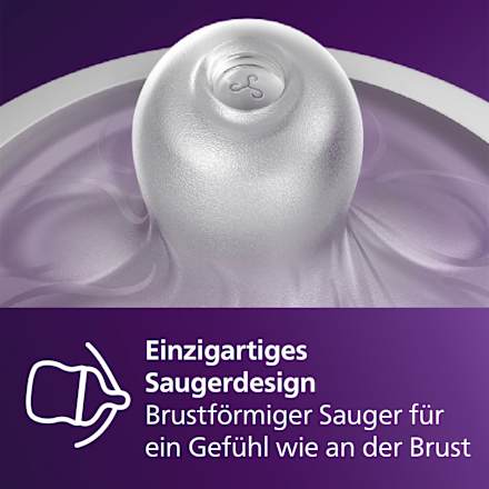 Trinksauger Natural Response Silikon, Durchflussrate 1 PHILIPS AVENT