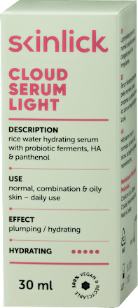 Cloud Serum Light za lice skinlick