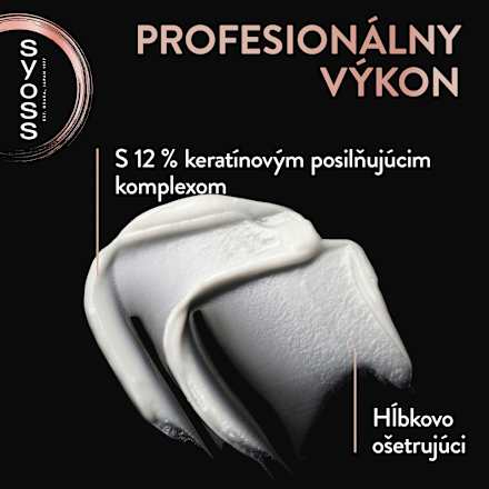 Intenzívny kondicionér Keratin na zníženie lámavosti vlasov syoss