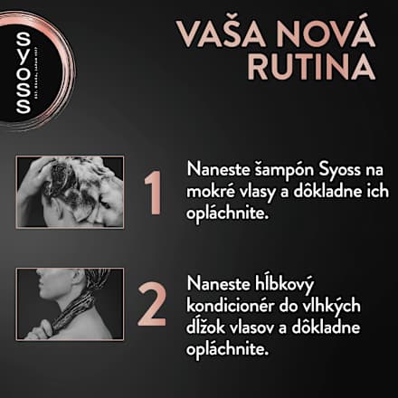 Intenzívny kondicionér Keratin na zníženie lámavosti vlasov syoss