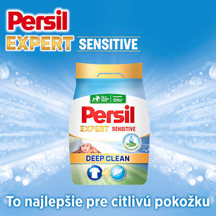 Prací prášok Deep Clean Expert Sensitive  Persil