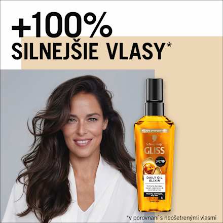 Denný olejový elixír na vlasy Schwarzkopf GLISS