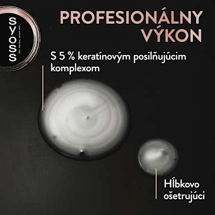 Šampón na jemné a lámavé vlasy Keratin  syoss