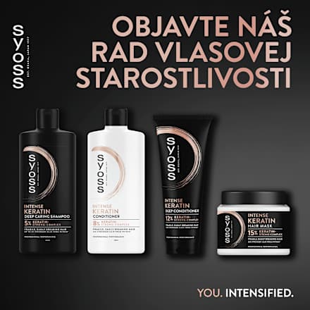 Šampón na jemné a lámavé vlasy Keratin  syoss