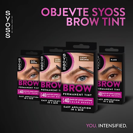 barva na obočí Brow Tint světle hnědá syoss