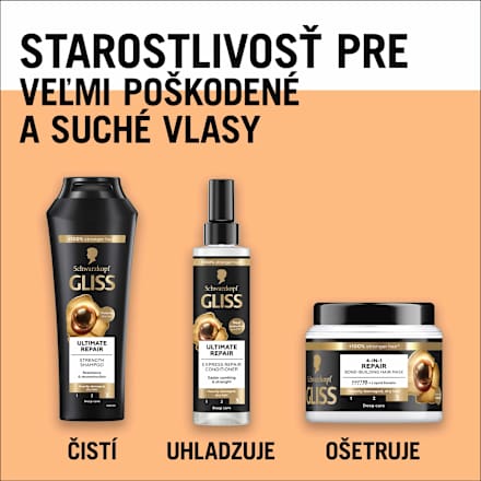 Posilňujúci šampón na vlasy Ultimate Repair Schwarzkopf GLISS