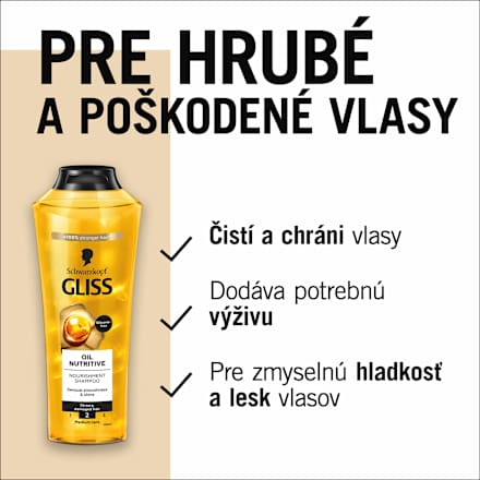 Šampón na vlasy Oil Nutritive Schwarzkopf GLISS