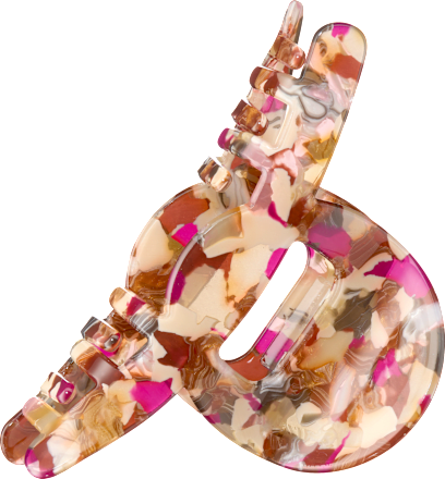 Haarklammer Loop-Form gemustert ebelin