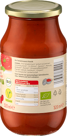 Tomatensauce Klassik dmBio