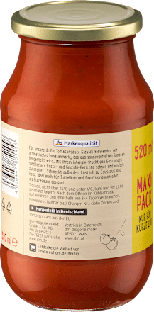 Tomatensauce Klassik dmBio