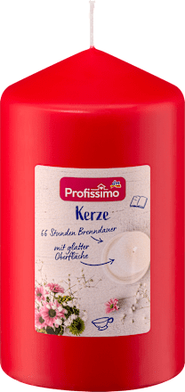 svíčka hladká 140/78 červená Profissimo