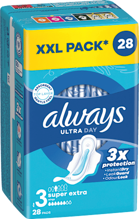 Podpaski Ultra Day Super Extra XXL Pack always