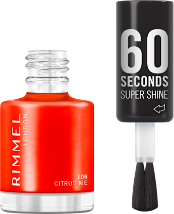 lak na nehty 60 Seconds Super Shine 106 Citrus Me RIMMEL LONDON