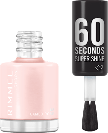 lak na nehty 60 Seconds Super Shine 108 Cameo Rose RIMMEL LONDON