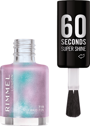lak na nehty 60 Seconds Super Shine 719 Mermaid Fin RIMMEL LONDON