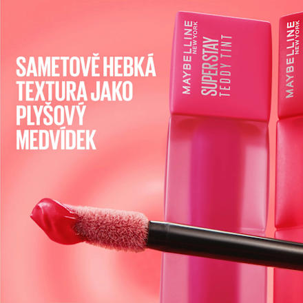 tekutá rtěnka SuperStay Teddy Tint 45 Pinky Promise MAYBELLINE NEW YORK