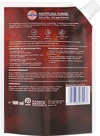 Flüssigseife Frosted Citrus, Nachfüllpack Sagrotan