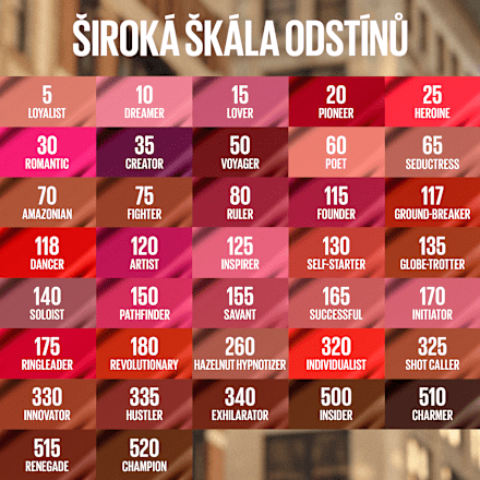 tekutá rtěnka SuperStay Matte Ink 10 Dreamer MAYBELLINE NEW YORK
