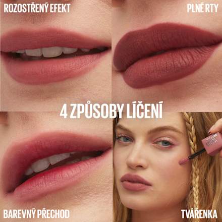 tekutá rtěnka Super Stay Teddy Tint 50 Wild At Heart MAYBELLINE NEW YORK