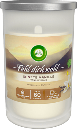 Duftkerze mit Glas Sanfte Vanille AIR WICK