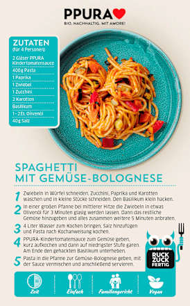 Tomatensauce für Kinder PPURA