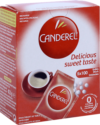 CANDEREL Nachfüllpackung Stückchen 5x100 Sticks Canderel