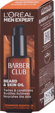 Olej na tvár a dlhé fúzy Barber Club L'ORÉAL PARiS MEN EXPERT