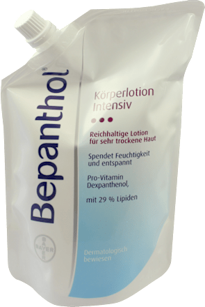 Bepanthol Körperlotion intensiv für sehr trockene Haut, Nachfüllbeutel  Bepanthol