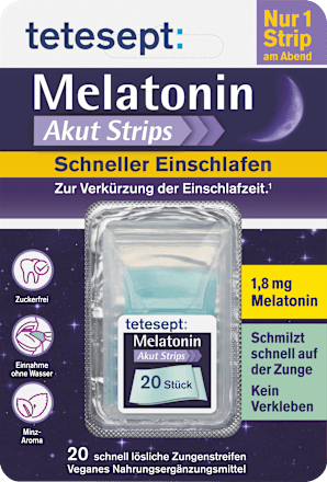 Melatonin Akut Strips tetesept